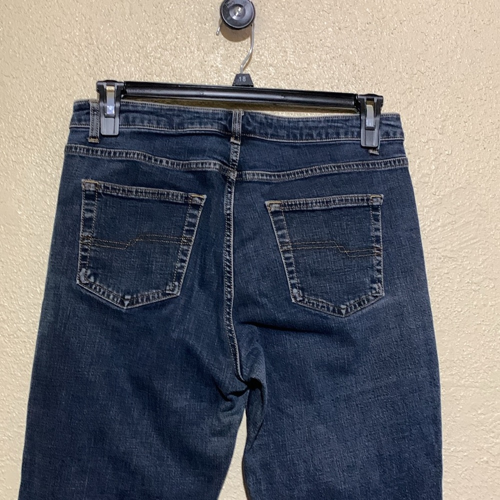 Caslon Jeans 10 Blue Stretch Straight Mid Rise 5-Pockets Cotton Spandex - Picture 11 of 16